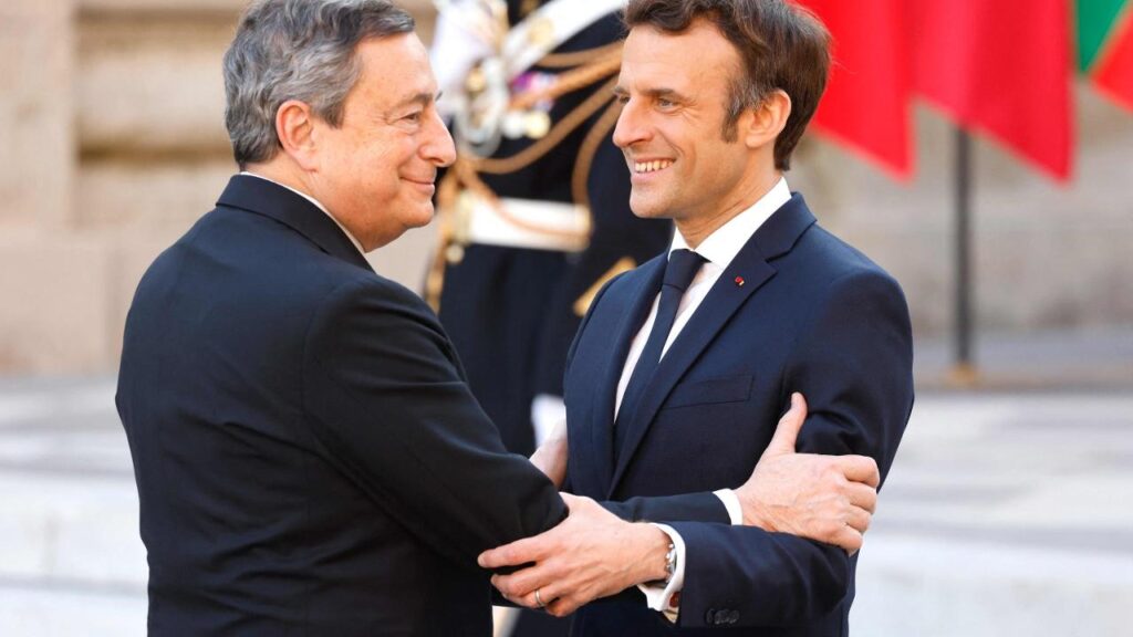 Presidente da França recebe premiê da Itália em Paris