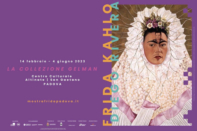 Cidade de Pádua recebe exposição com obras dos artistas Frida Kahlo e Diego Rivera
