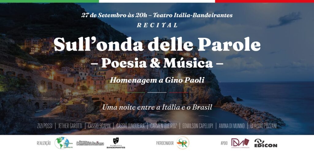 Recital celebra laços culturais entre Itália e Brasil