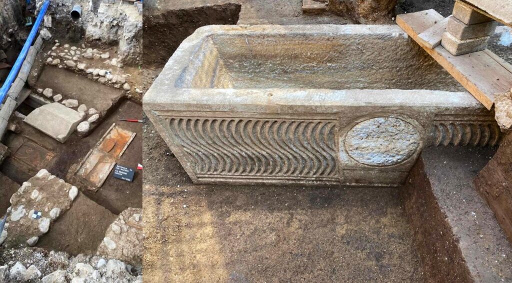 Necrópole romana é descoberta no centro urbano de Battipaglia, no sul da Itália