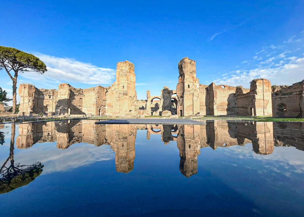 Ruínas romanas das Termas de Caracalla voltam a ganhar água após 1,5 mil anos